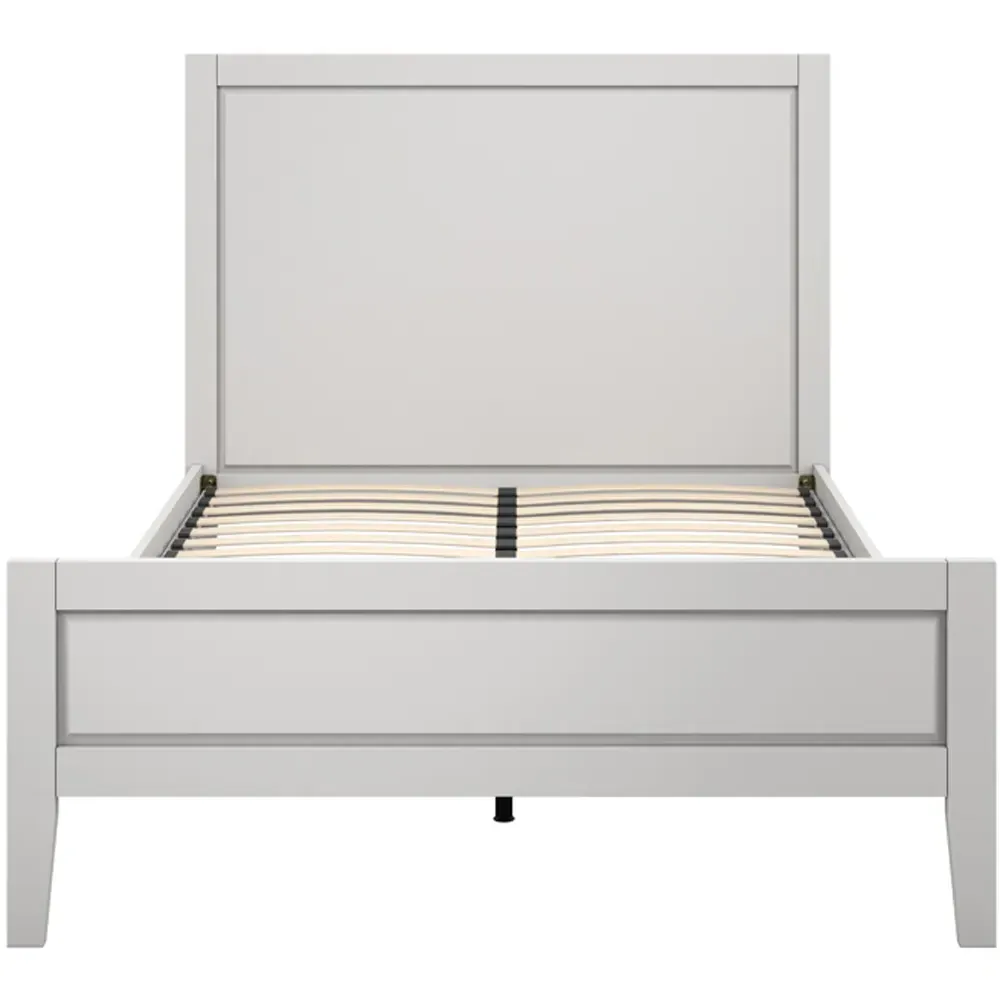 Bay Double Bed Frame - Cement Grey