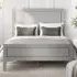 Bay Double Bed Frame - Cement Grey