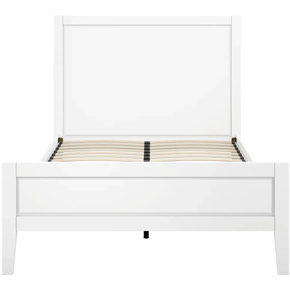 Bay Double Bed Frame - White