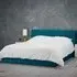 Berlin Double Bed Frame with Storage - Teal, Velvet