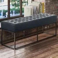 Boden 2-Seater Dining Bench - Grey, Chenille