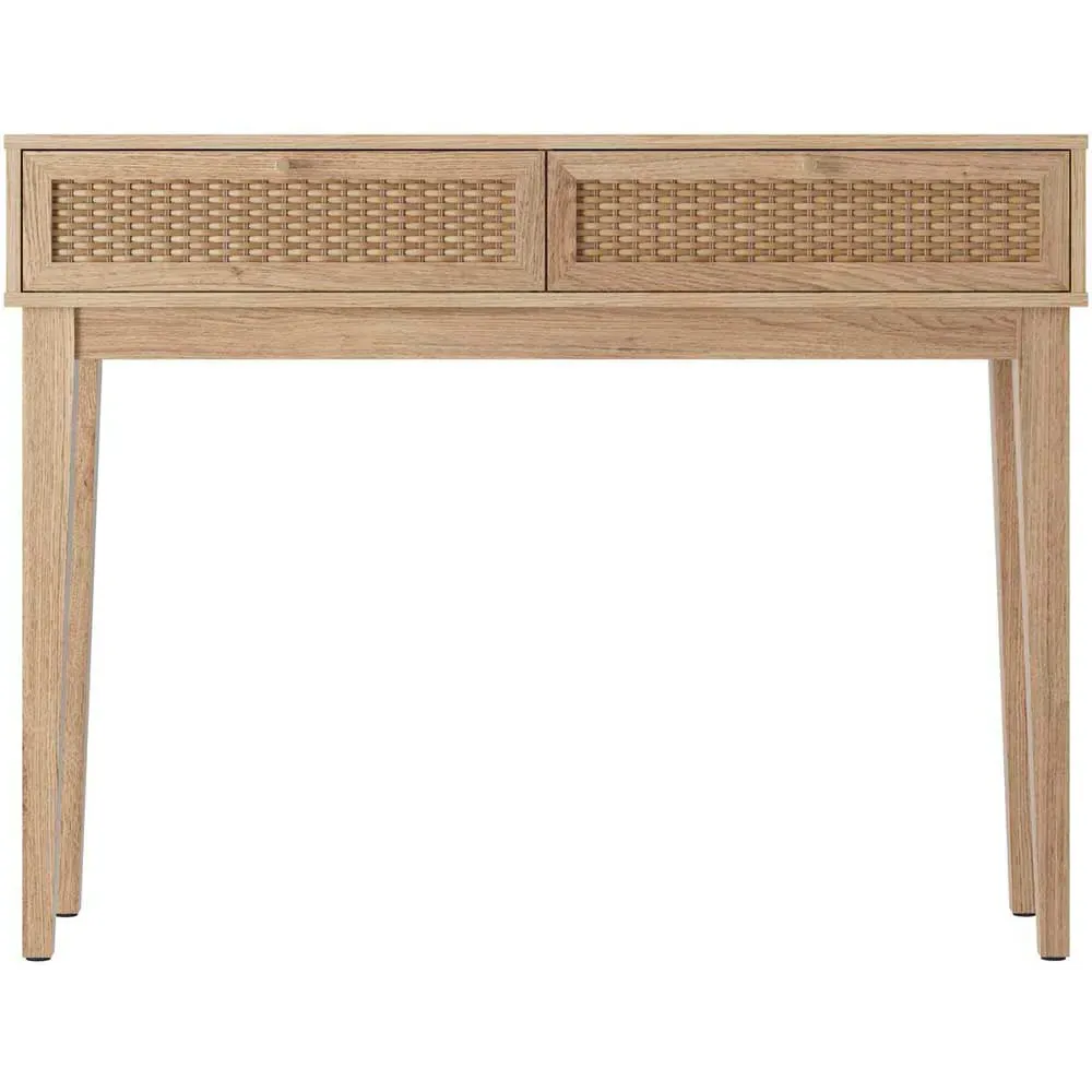 Bordeaux 2 Drawer Dressing Table - Brown, Oak