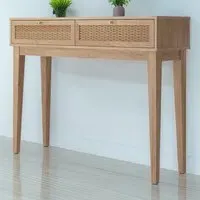 Bordeaux 2 Drawer Dressing Table - Brown, Oak