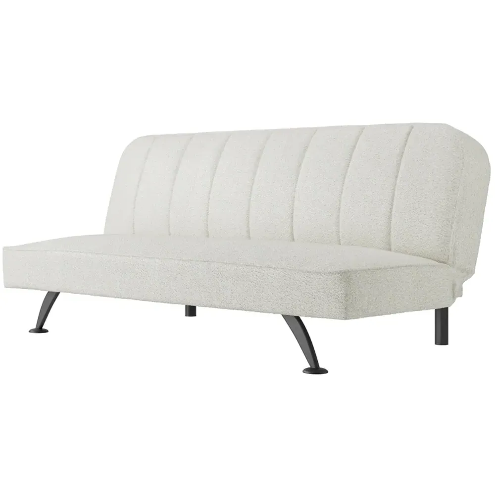 Burlington 2-Seater Sofa Bed - Cream, Boucle