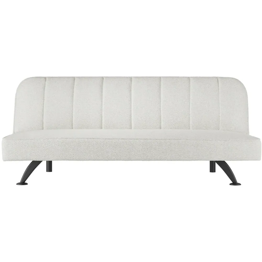 Burlington 2-Seater Sofa Bed - Cream, Boucle