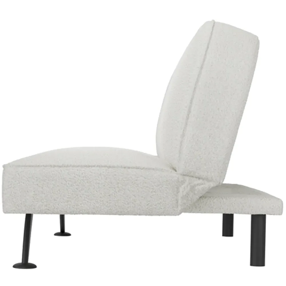 Burlington 2-Seater Sofa Bed - Cream, Boucle