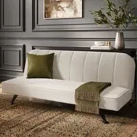 Burlington 2-Seater Sofa Bed - Cream, Boucle