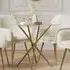 Casa Round Dining Table - Clear, Glass