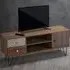 Casablanca Single Door TV Media Unit - Brown