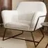 Charles Armchair - Cream, Boucle