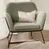 Charles Armchair - Green, Velvet