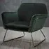 Charles Armchair - Green, Velvet