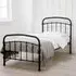 Halston 3.0 Single Bed Frame - Black, Metal