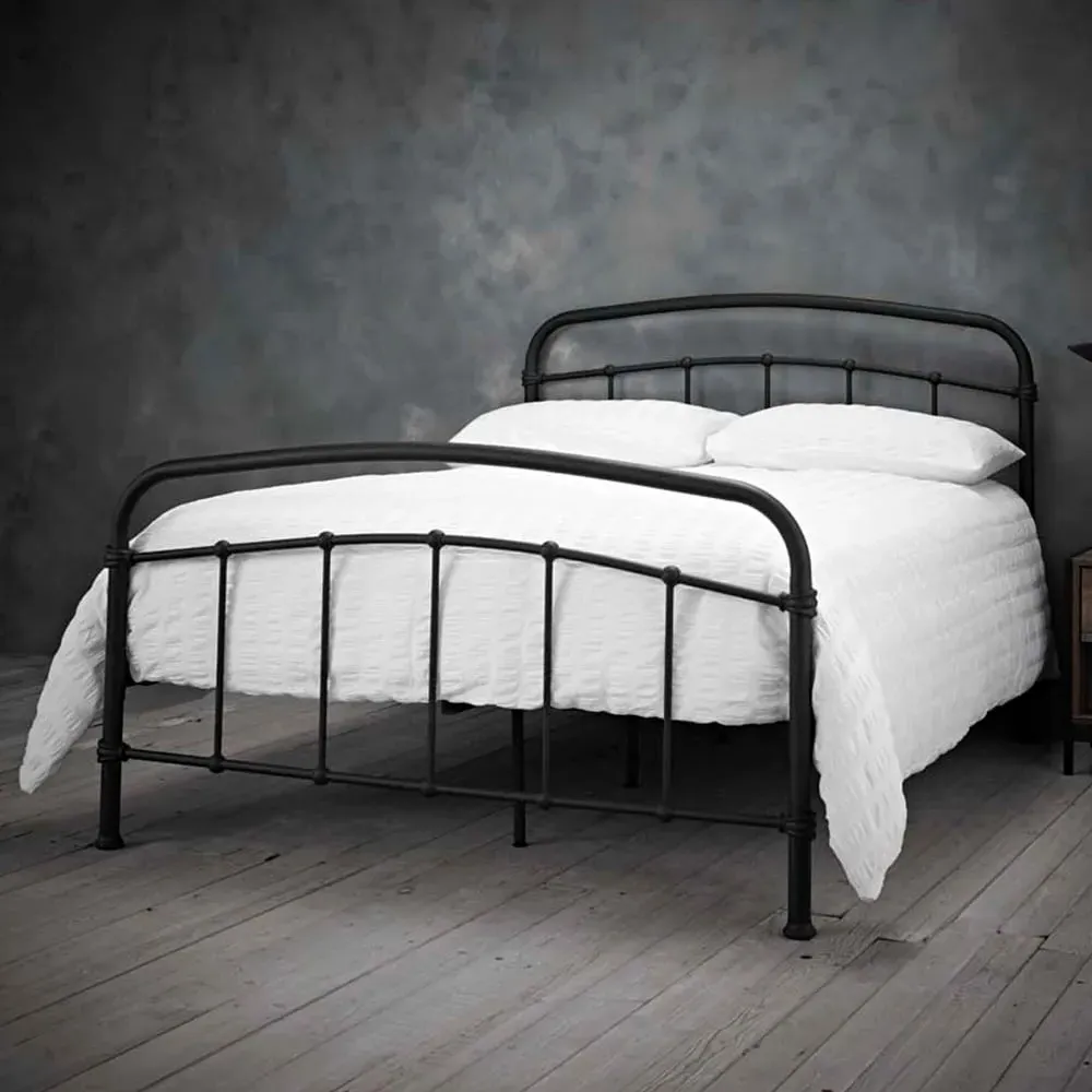 Halston 5.0 King Size Metal Bed Frame - Black image