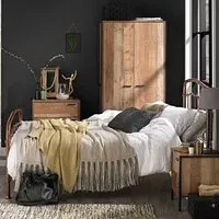 Halston 5.0 King Size Metal Bed Frame - Copper