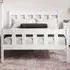 Havana King Size Bed Frame - White, Pine