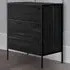 Hoxton 3 Drawer Chest of Drawers - Black