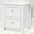 Ives 2 Drawer Bedside Cabinet - White