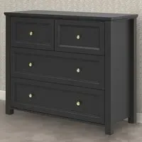 Ives 4 Drawer Chest of Drawers - Black