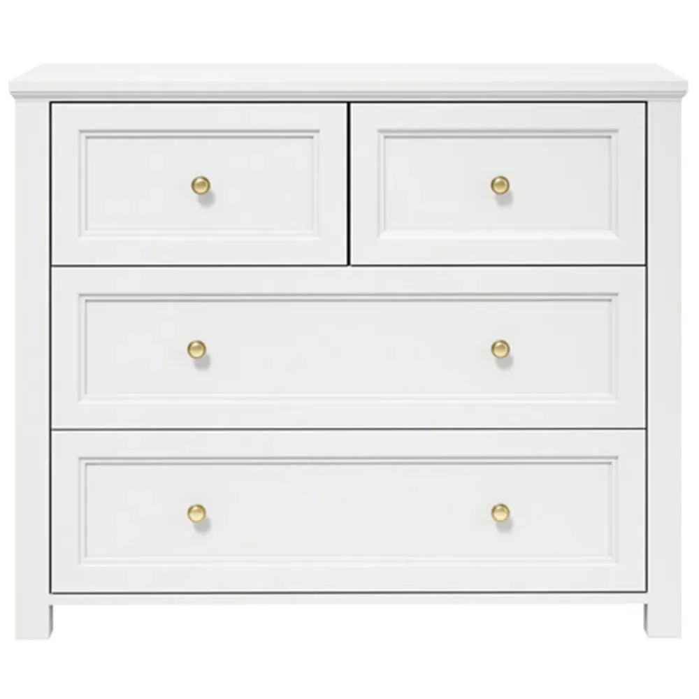 Ives 4 Drawer Chest of Drawers - White
