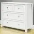 Ives 4 Drawer Chest of Drawers - White
