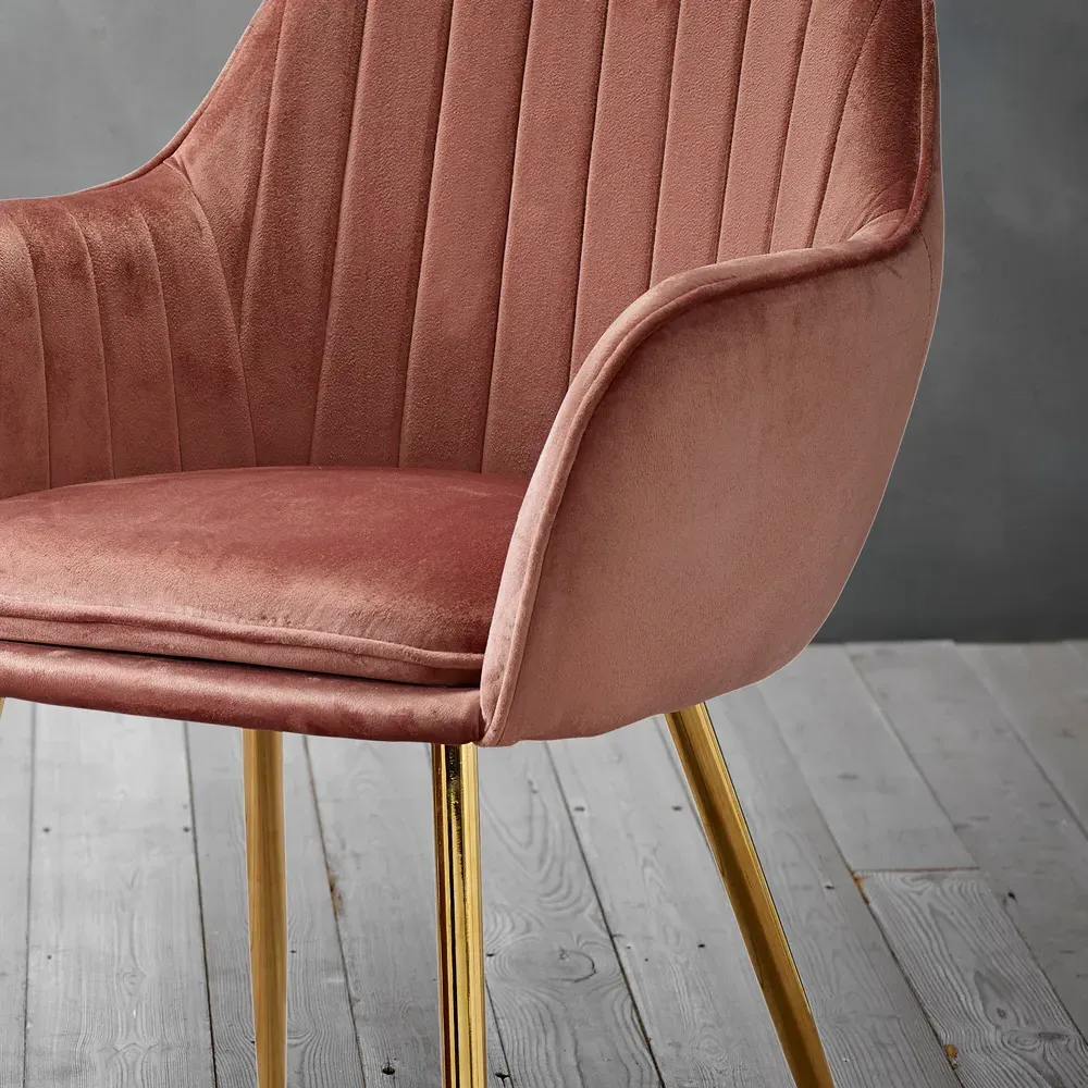 Lara Set of 2 Dining Chair - Pink