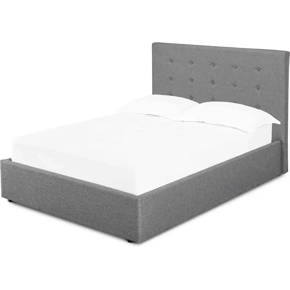 Lucca King Size Bed Frame - Grey