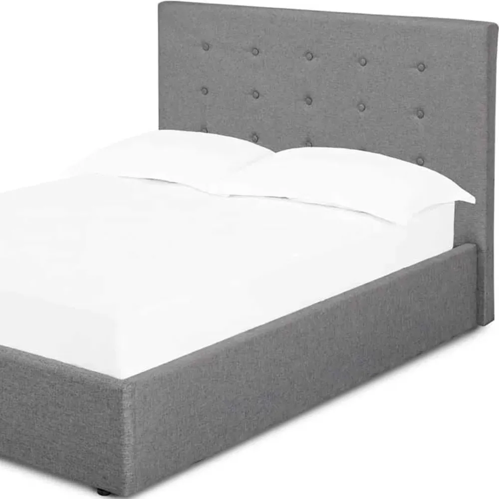 Lucca King Size Bed Frame - Grey