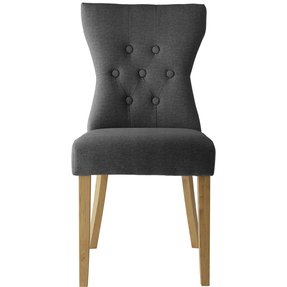 Naples Set of 2 Dining Chair - Grey