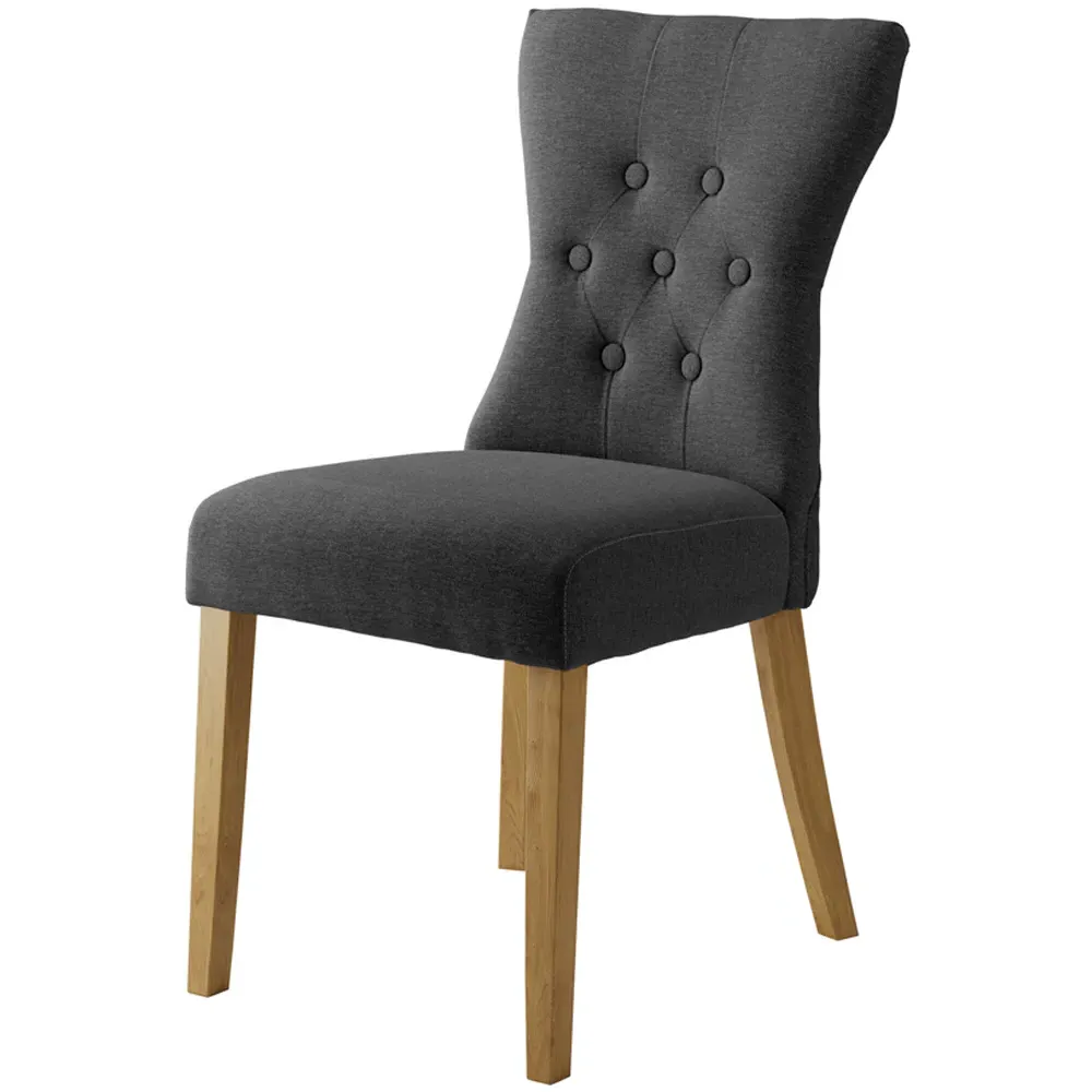 Naples Set of 2 Dining Chair - Grey