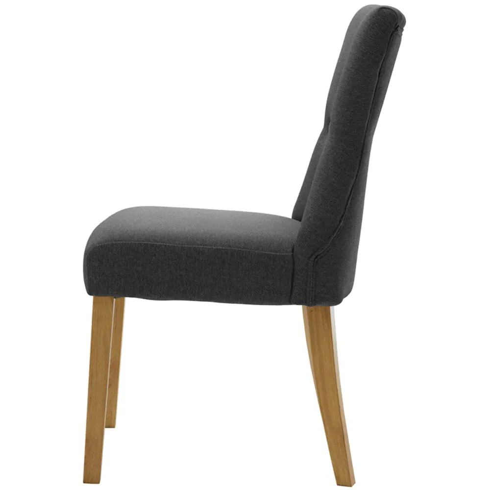 Naples Set of 2 Dining Chair - Grey