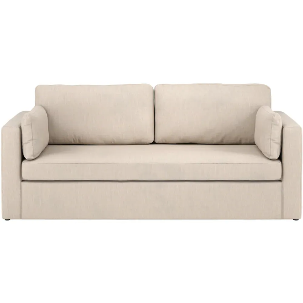 Newport 3-Seater Sofa - Grey, Linen-Blend