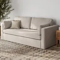 Newport 3-Seater Sofa - Grey, Linen-Blend