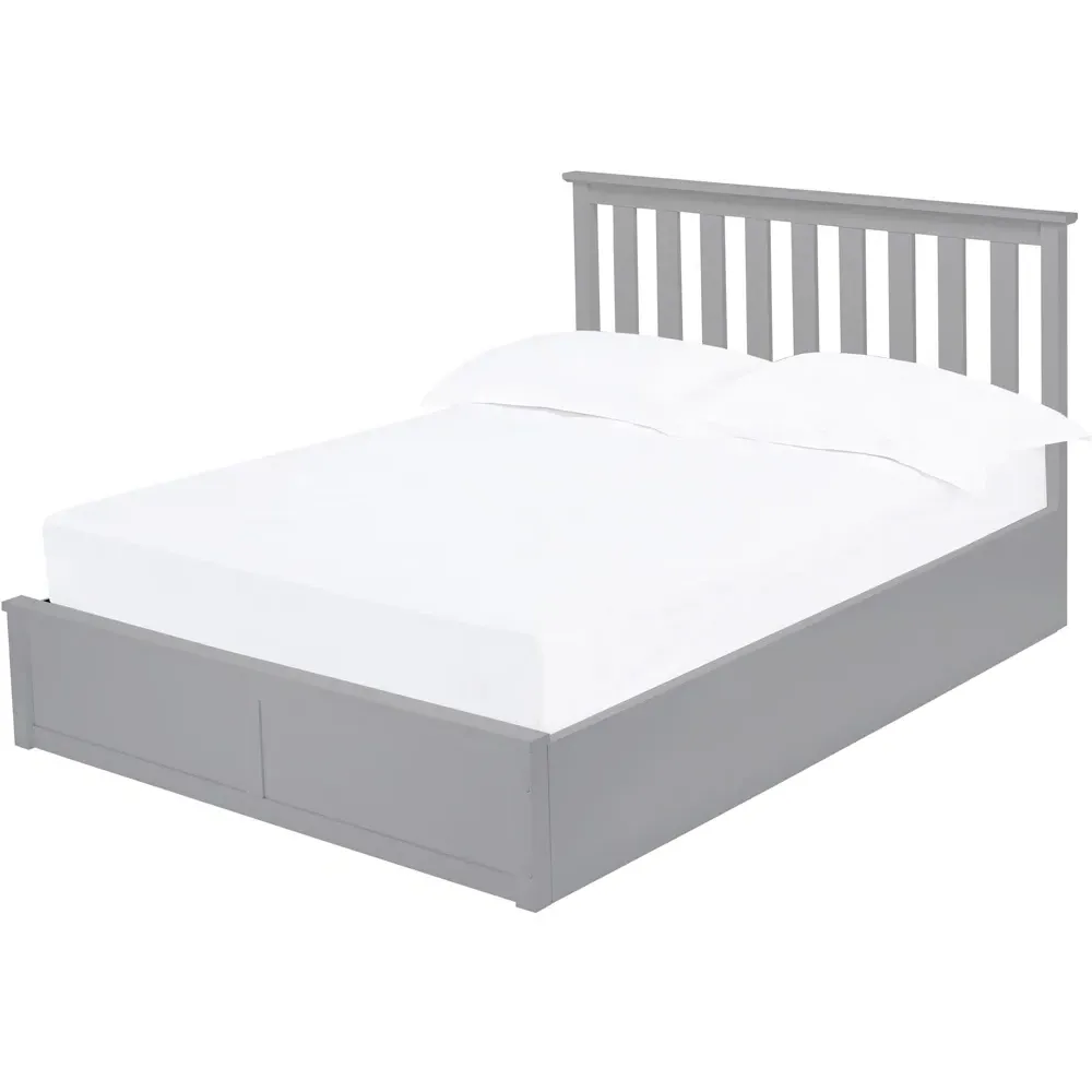 Oxford King Size Ottoman Bed Frame - Grey