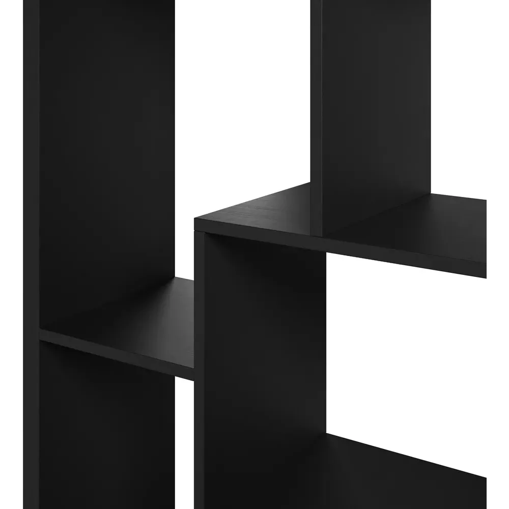 Quebec 8 Shelf Shelving Unit - Black