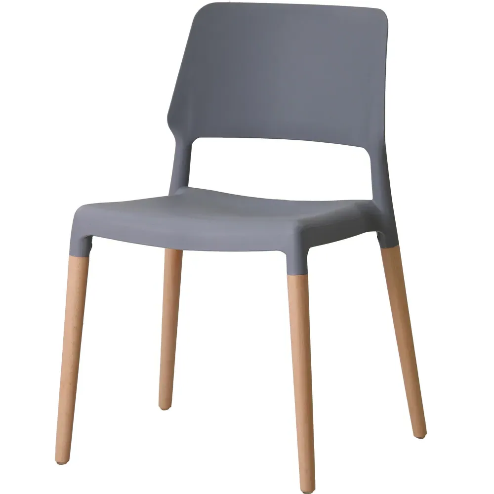 Riva Set of 2 Dining Chairs - Grey