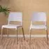Riva Set of 2 Dining Chairs - White