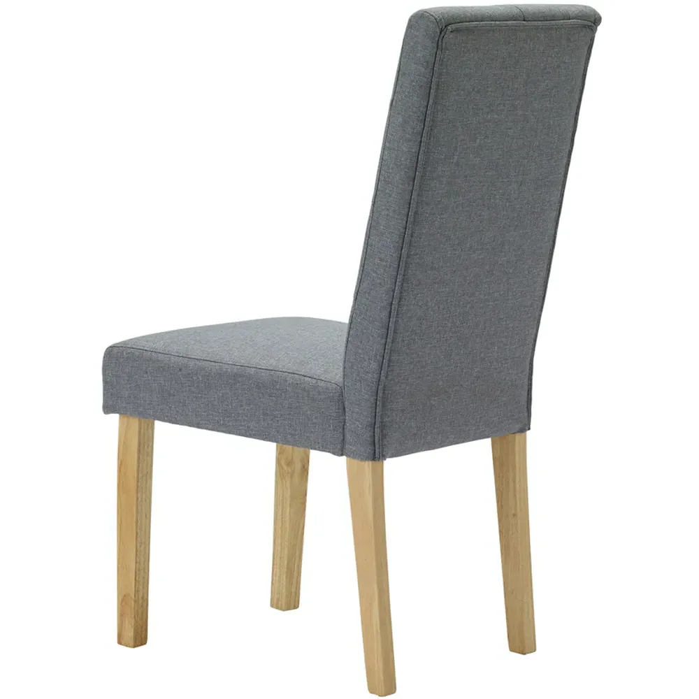 Roma Set of 2 Dining Chair - Grey