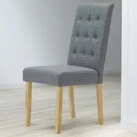 Roma Set of 2 Dining Chair - Grey