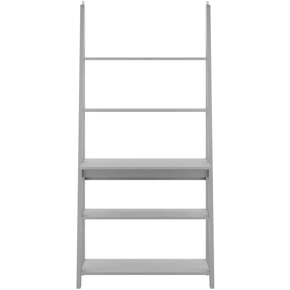 Tiva 5 Tier Ladder Desk with Storage - Grey