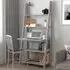 Tiva 5 Tier Ladder Desk with Storage - Grey