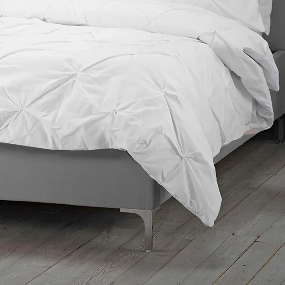 Willow King Size Bed Frame - Silver, Velvet