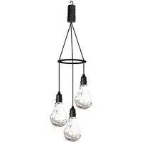 LED Apollo 3 Drop Bulbs Pendant Light - Clear