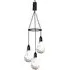 LED Apollo 3 Drop Bulbs Pendant Light - Clear