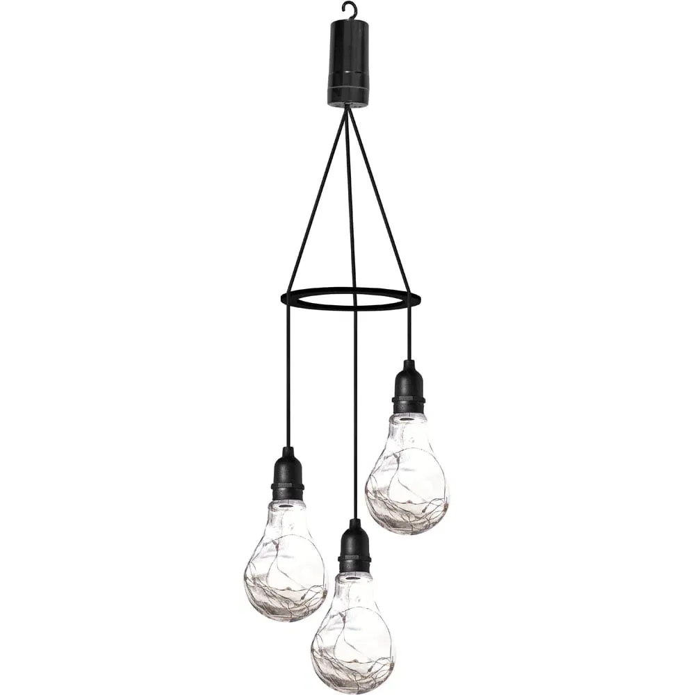 LED Apollo 3 Drop Bulbs Pendant Light - Clear image