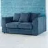 2-Seater Scatter Back Sofa - Marine Blue, Jumbo Cord