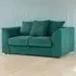 2-Seater Scatter Back Sofa - Teal, Jumbo Cord
