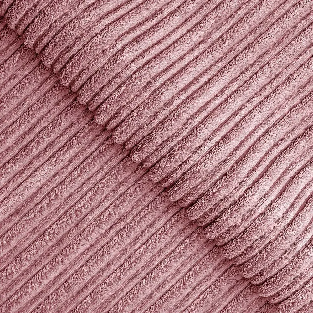 3-Seater Right Hand Corner Sofa - Pink, Jumbo Cord