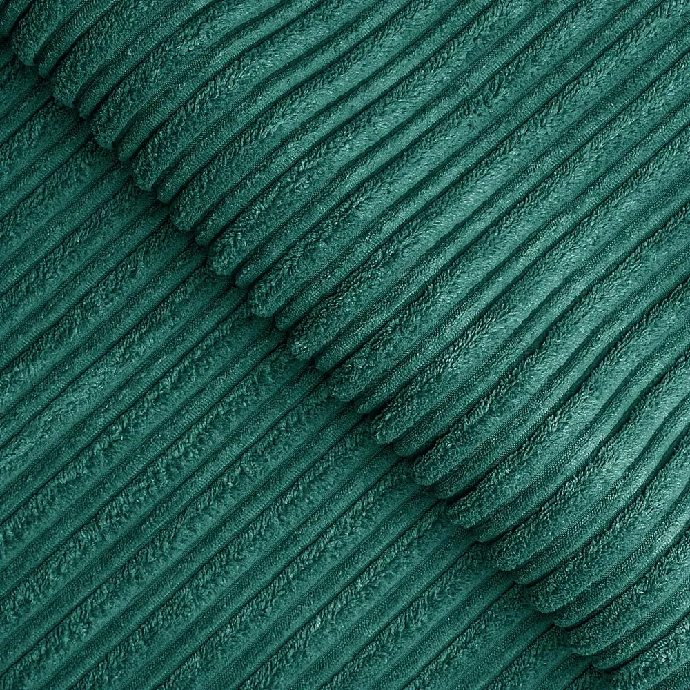 3-Seater Right Hand Corner Sofa - Teal, Jumbo Cord