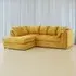 3-Seater Right Hand Corner Sofa with Scatter Back - Mustard, Cord